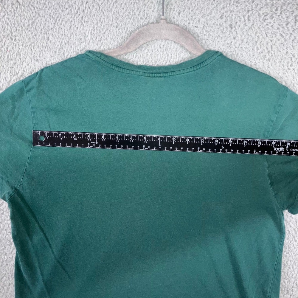 VTG Polo Ralph Lauren T-Shirt Men L Green Graphic Custom Fit Cotton S/S Varsity - Picture 6 of 11